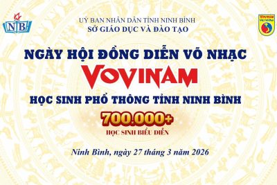 TRƯỜNG TIỂU HỌC BÌNH MINH HƯỞNG ỨNG NGÀY HỘI TRÌNH DIỄN VÕ NHẠC VOVINAM HỌC SINH PHỔ THÔNG TỈNH NINH BÌNH